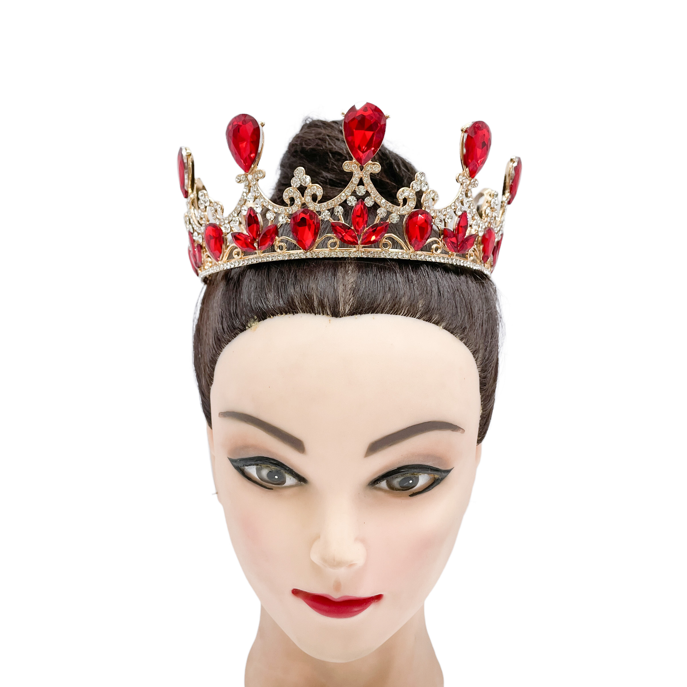 (พร้อมส่ง) มงกุฎ 026 มงกุฎนางงาม มงกุฎเจ้าหญิง งานสวย ปราณีต QCเพชรทุกเม็ด สินค้าพร้อมส่งจากไทย