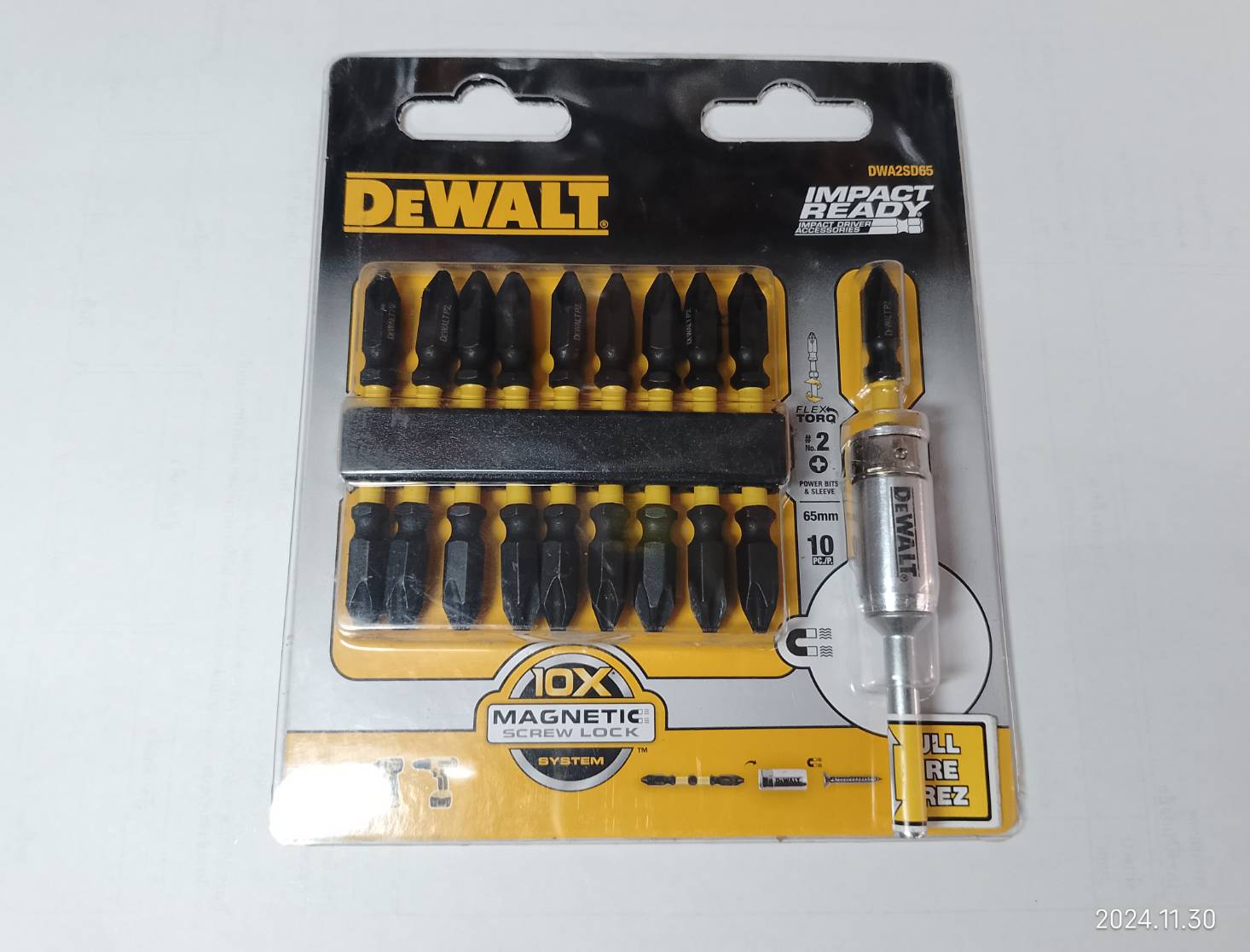 ดอกไขควงPH2x65 DWA2SD65 DEWALT