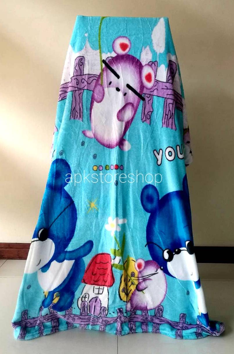 ขายส่ง ผ้าห่มนาโน แบบบาง #APK57-ลายการ์ตูน ส่ง 57 บาท