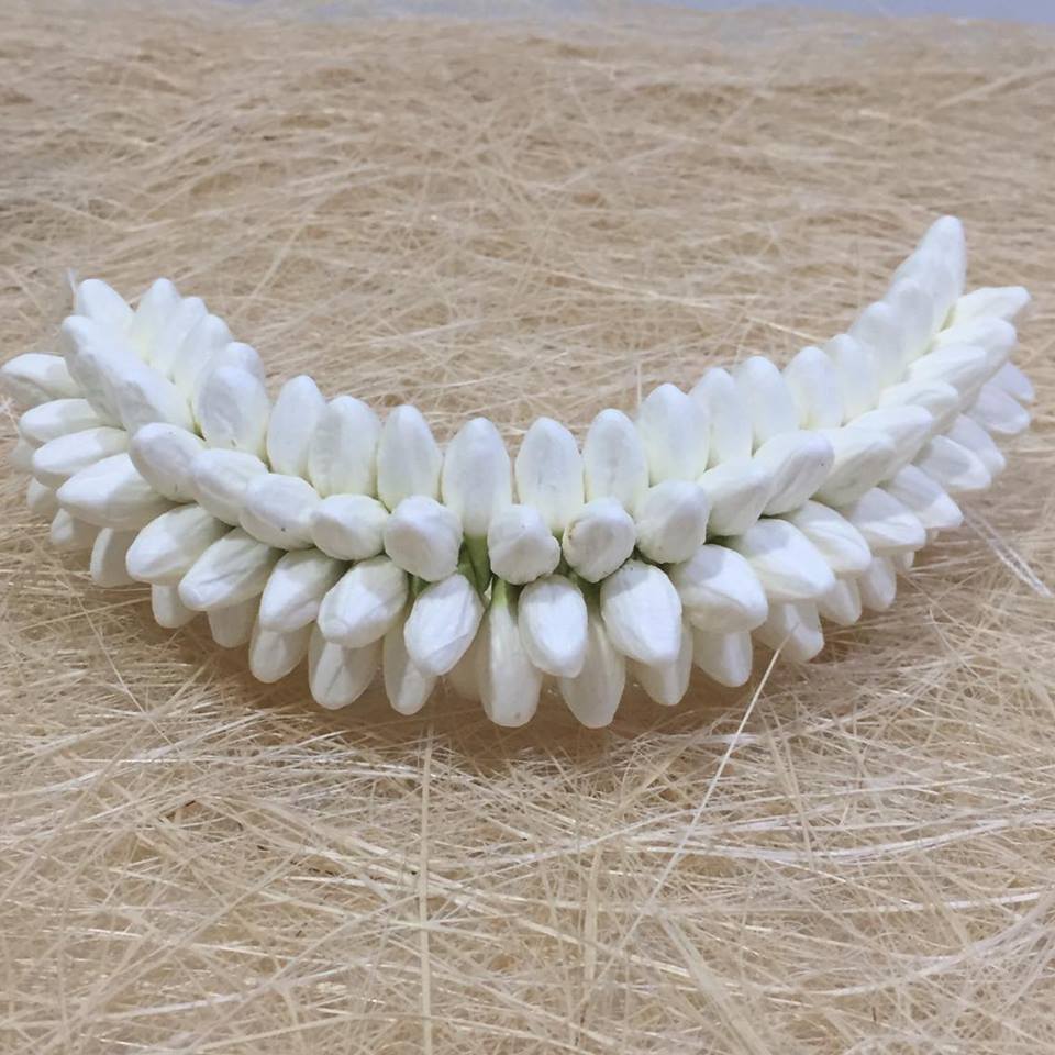 มาลัยดอกพุด งดงามสวยเหมือนจริง เจ้าสาว นางงาม ใส่ได้