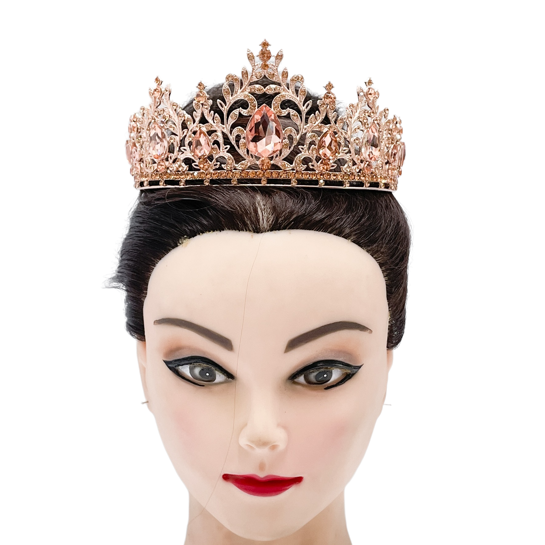 (พร้อมส่ง) เทียร่า 352 สีโรสโกลด์ งานสวย ปราณีต QCเพชรทุกเม็ด สินค้าพร้อมส่งจากไทย