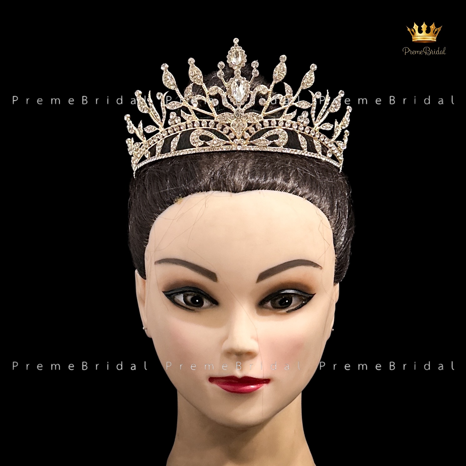 (พร้อมส่ง) เทียร่า 441 มงกุฎครึ่งหัว งานเจ้าสาว งานประกวด สวย ปราณีต QCเพชรทุกเม็ด สินค้าพร้อมส่งจากไทย