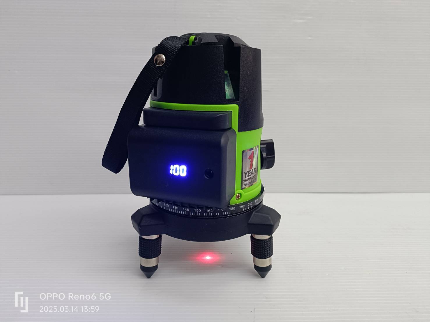 อะไหล่ แบตเตอรี่ LI-ION (2400 mAh) ใช้กับเครื่องวัดระดับเลเซอร์ มีตัวเลขบอกสถานะ