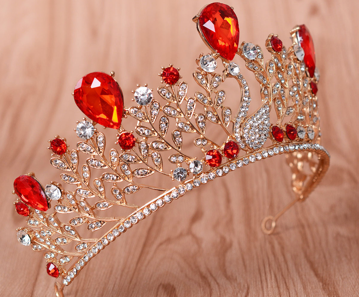 (พร้อมส่ง) เทียร่า 119 สีแดง