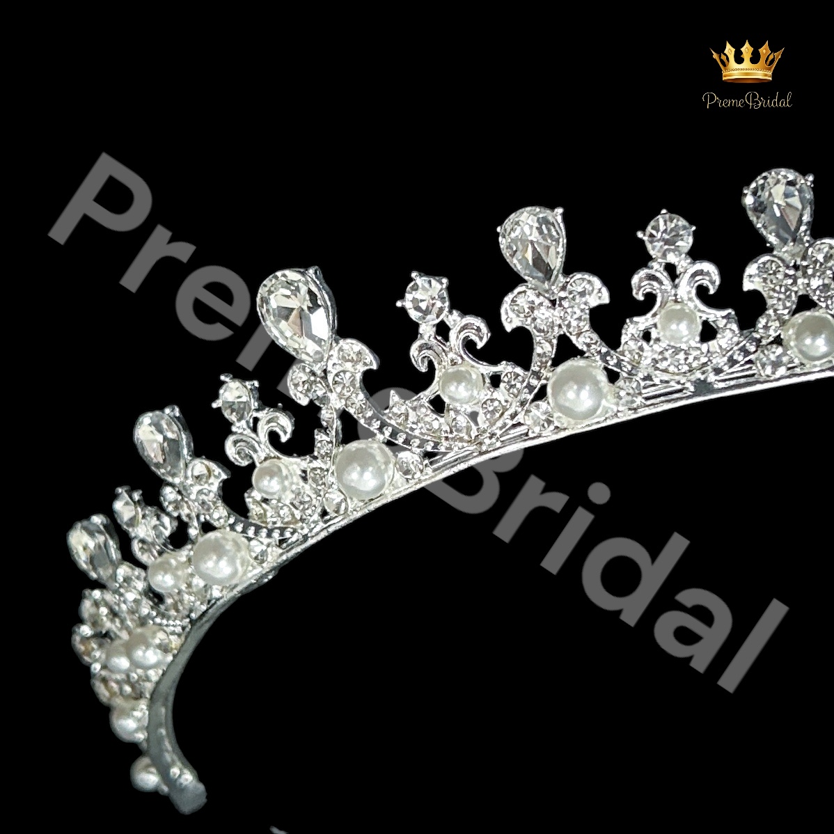 (พร้อมส่ง) เทียร่า 427 ครึ่งหัว งานเจ้าสาว งานสวย ปราณีต QCเพชรทุกเม็ด สินค้าพร้อมส่งจากไทย