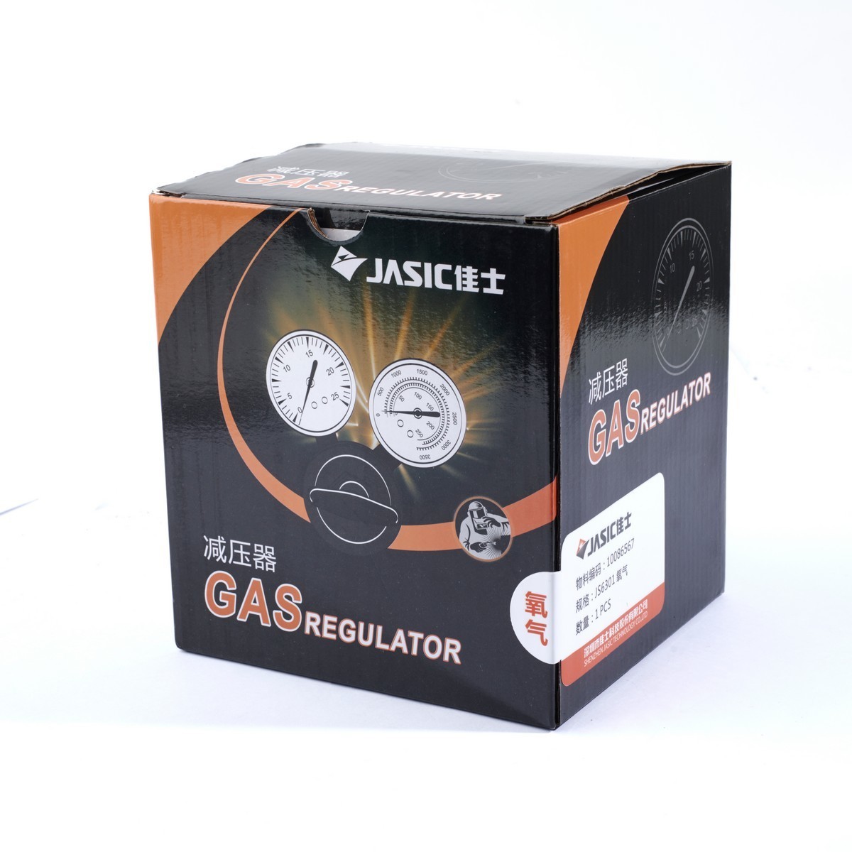 JASIC เกจ์วัดแรงดัน ออกซิเจน CO2 J072-10086567