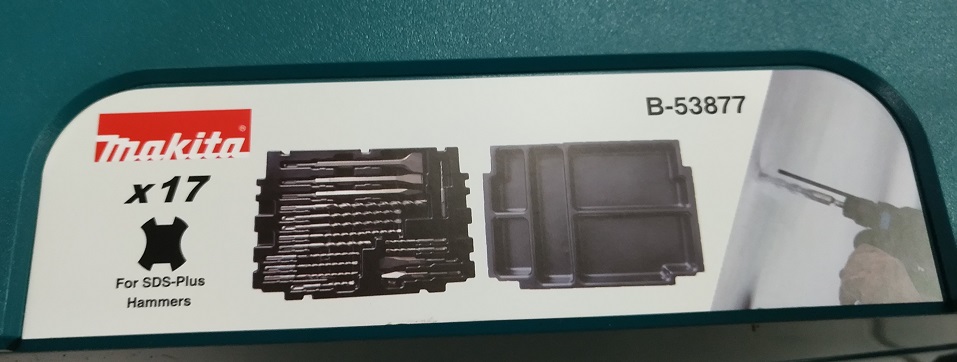 ชุดดอกโรตารี่ 17ตัวชุด B-53877 MAKITA