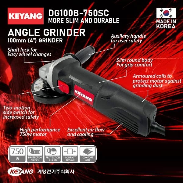 หินเจียร4" DG100B-750SC KEYANG