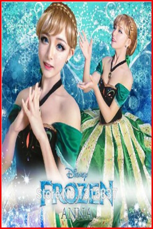ชุดเจ้าหญิงอันนา / elsa frozen