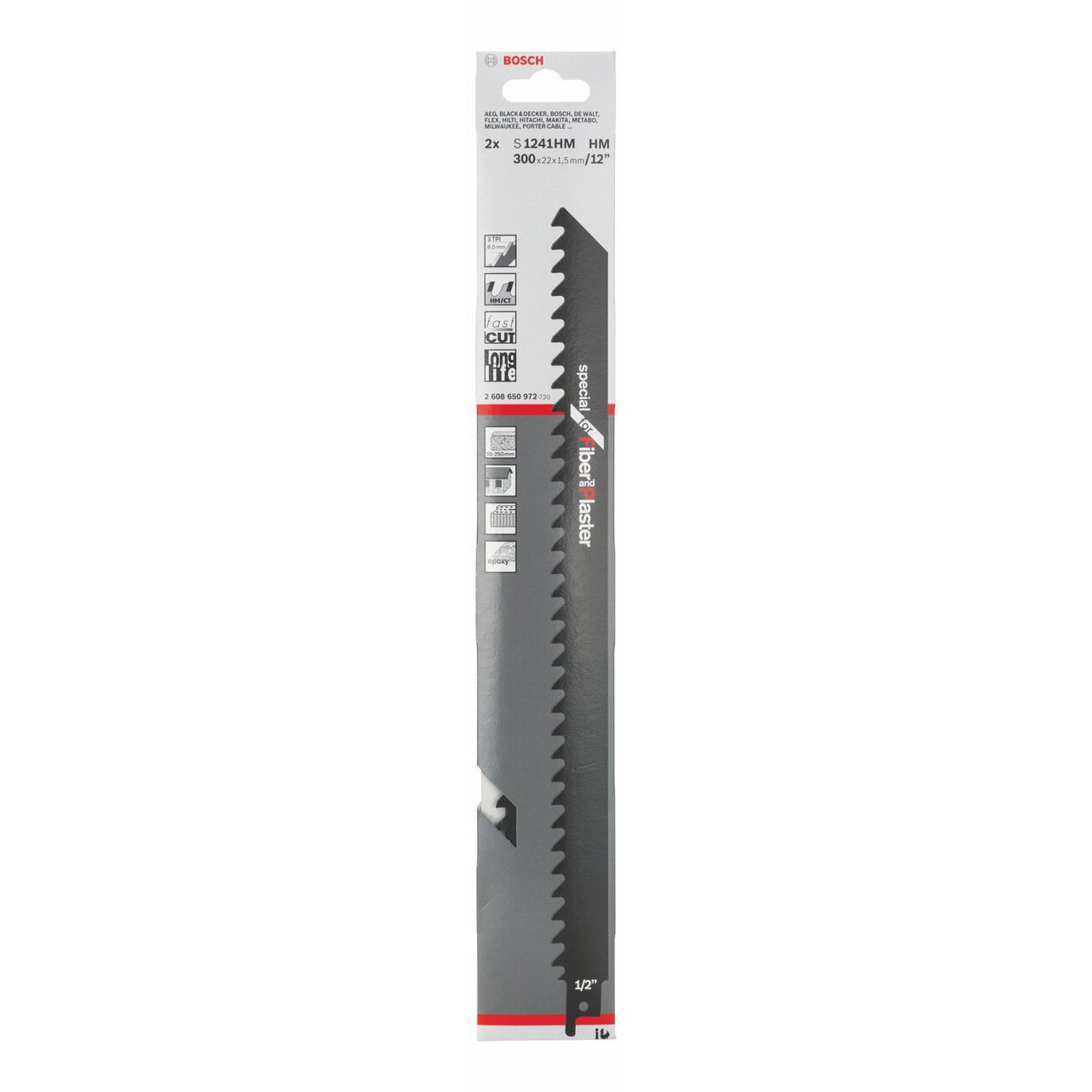 ใบเซเบอร์ S1241HM BOSCH #2608650972