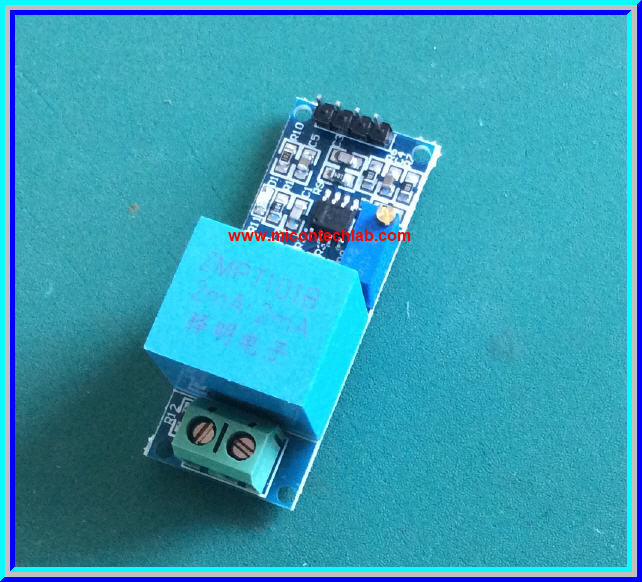 1x เซ็นเซอร์วัดแรงดันไฟ AC 220V ZMPT101B (AC Volt Sensor)