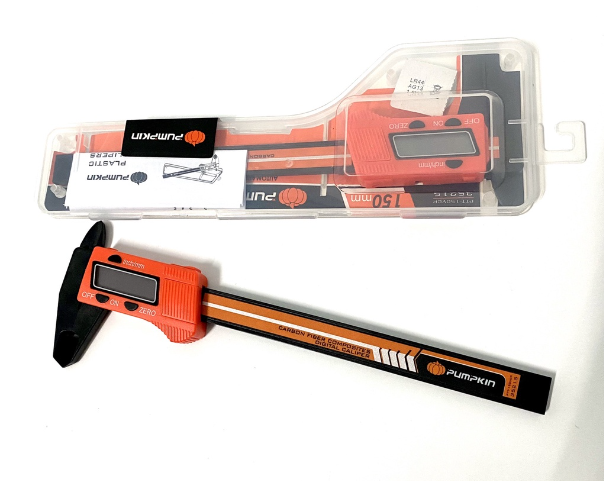 เวอร์เนียพลาสติก6นิ้ว ดิจิตอล PTT-150VCP #35215 PUMPKIN