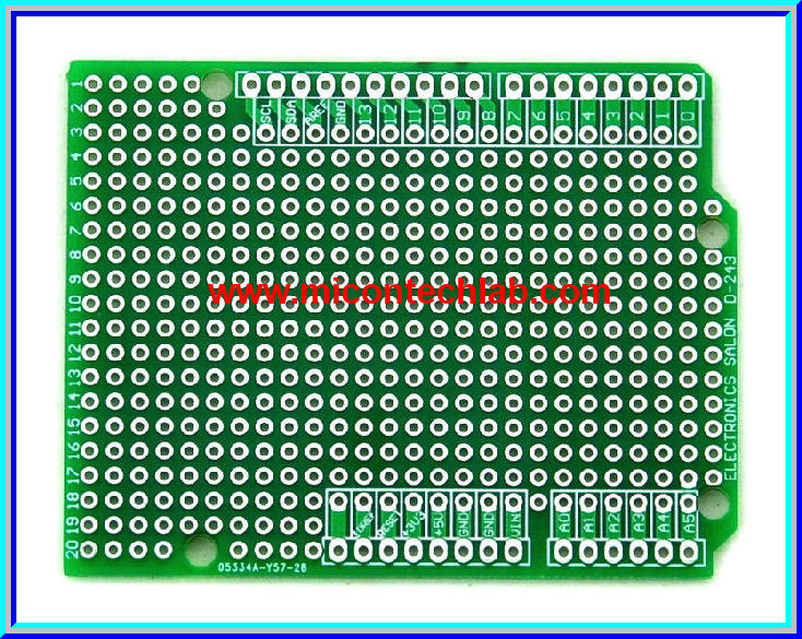 1x Arduino UNO Shield Prototype PCB for Arduino Shield Circuit
