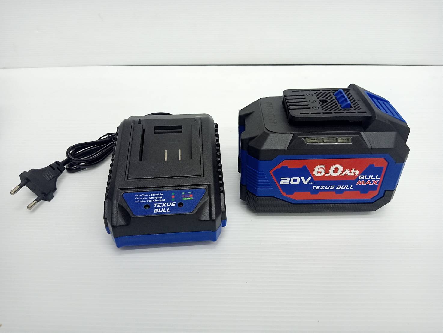 TEXUS BULL สว่านโรตารี่ไร้สาย 26มม. 3ระบบ 20V Rotary Hammer TX-9413 (ครบชุดพร้อมแบต 6.0Ah.)