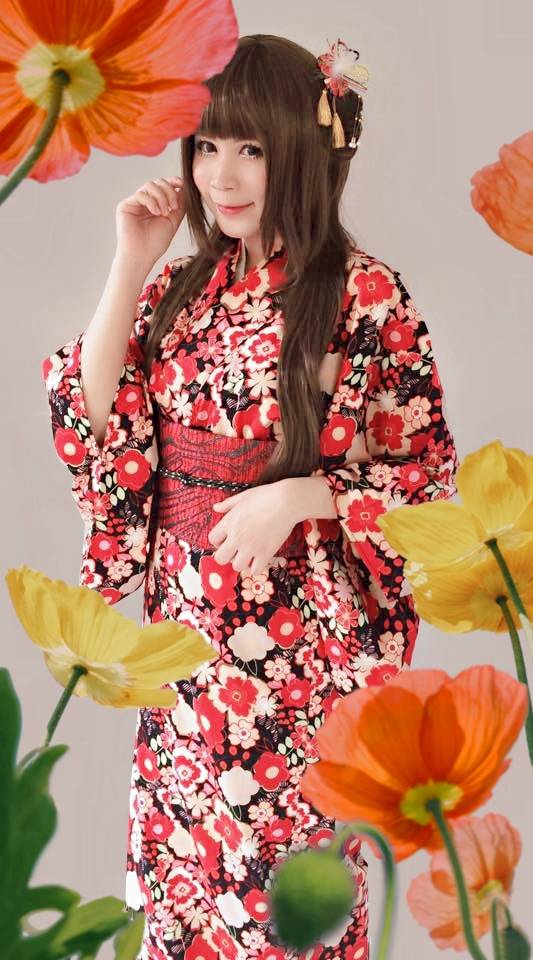 set.ยูกาตะ สีดำแดง