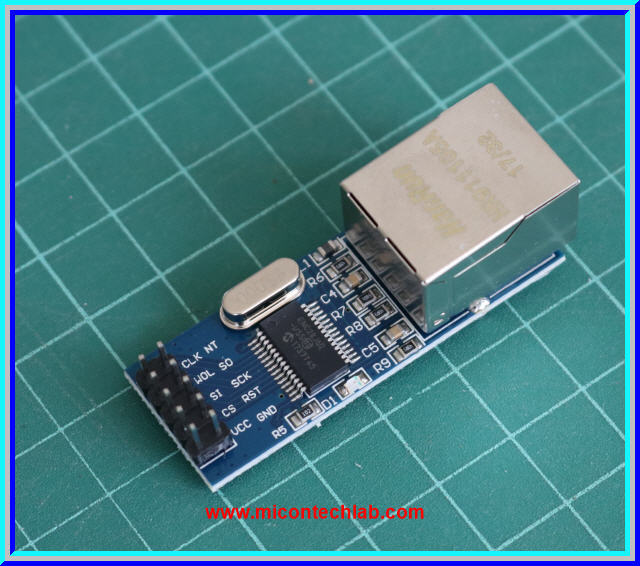 1x แผงวงจร ENC28J60 Ethernet LAN Network