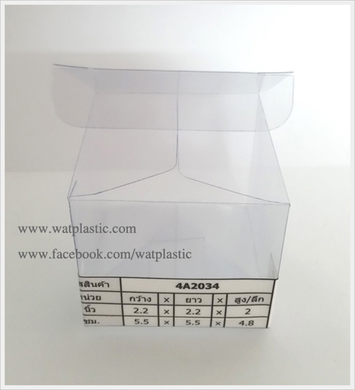 กล่องเทียนหอม ขนาด 5.5 x 5.5 x 4.8 cm