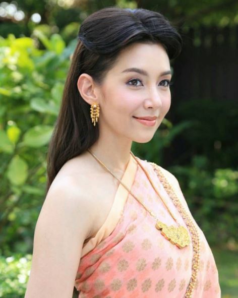 (พร้อมส่ง) ต่างหู 015 ออเจ้า พรหมลิขิต แม่การะเกด แบบเข็ม หุ้มทอง 100%