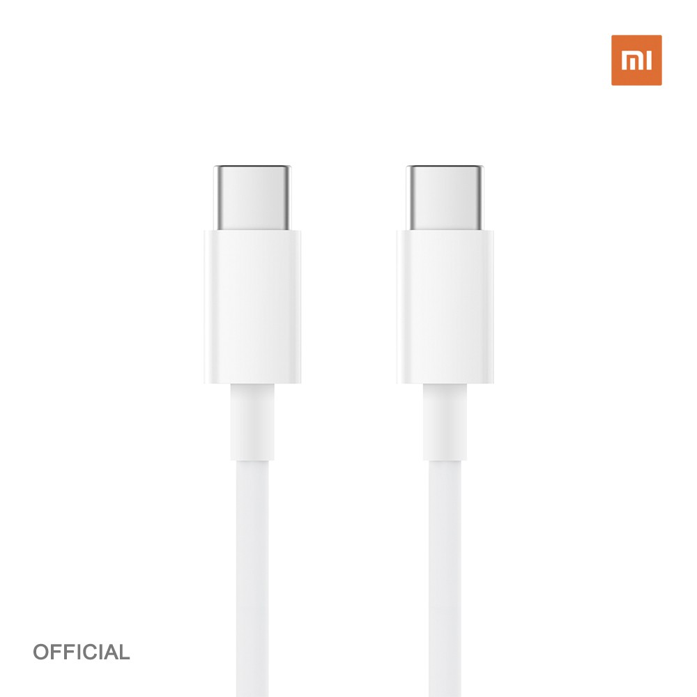 Mi Type-C to Type-C Cable (5A) - สายชาร์จเร็วขนาด 150 ซม. (5A) (รับประกันศูนย์ไทย 6 เดือน)