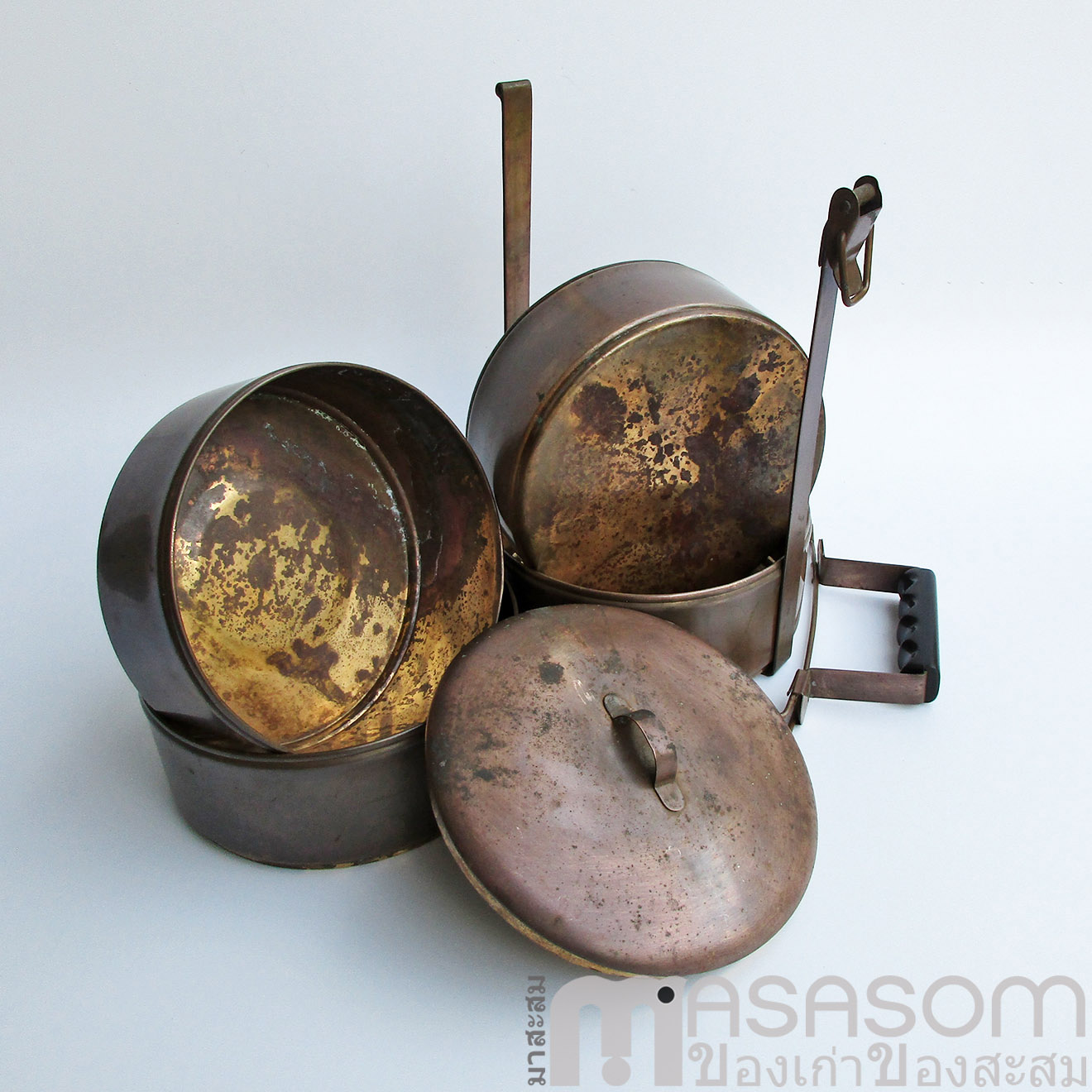 ปิ่นโตทองเหลืองของเก่า