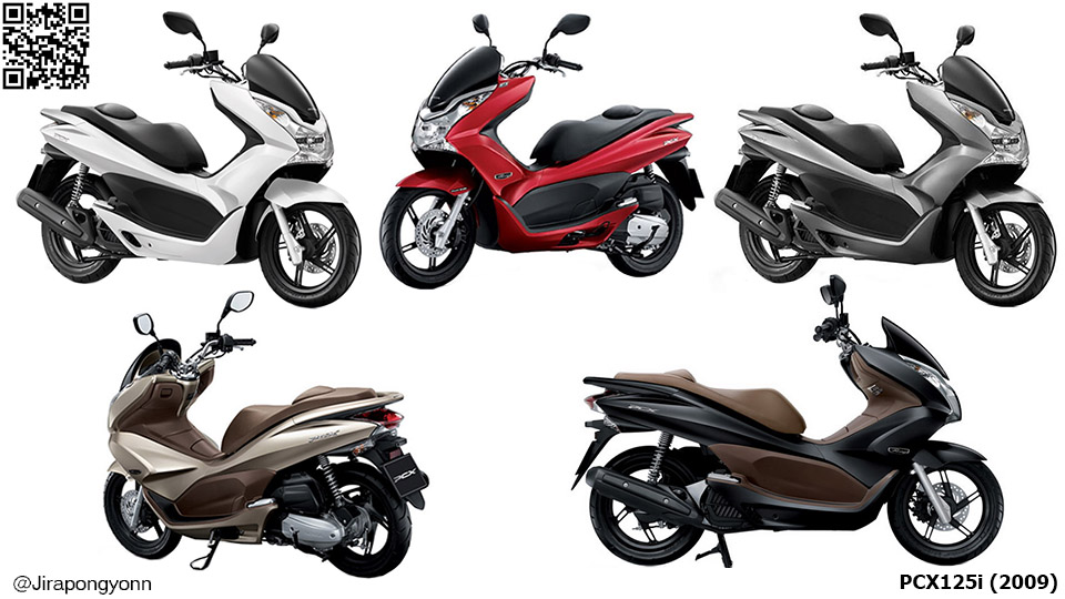 Honda ชุดสี PCX125i ปี 2009 เป็นอะไหล่แท้ ของใหม่ เบิกศูนย์ ชุด 27 ชิ้น PCX125i