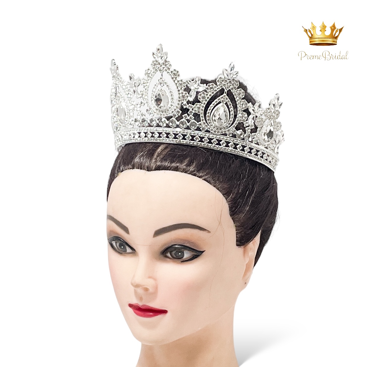 (พร้อมส่ง) เทียร่า 414 มงกุฎนางงาม ครึ่งหัว งานสวย ปราณีต QCเพชรทุกเม็ด สินค้าพร้อมส่งจากไทย