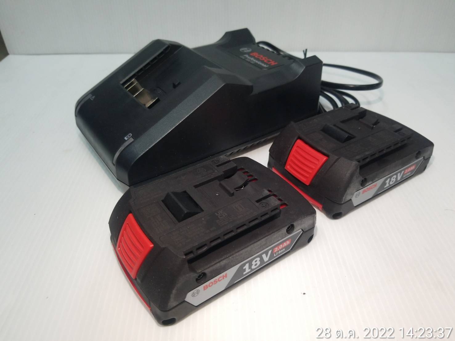 ชุดแบต Starter Kit 18V / 2.0 BOSCH #1600A01B6K