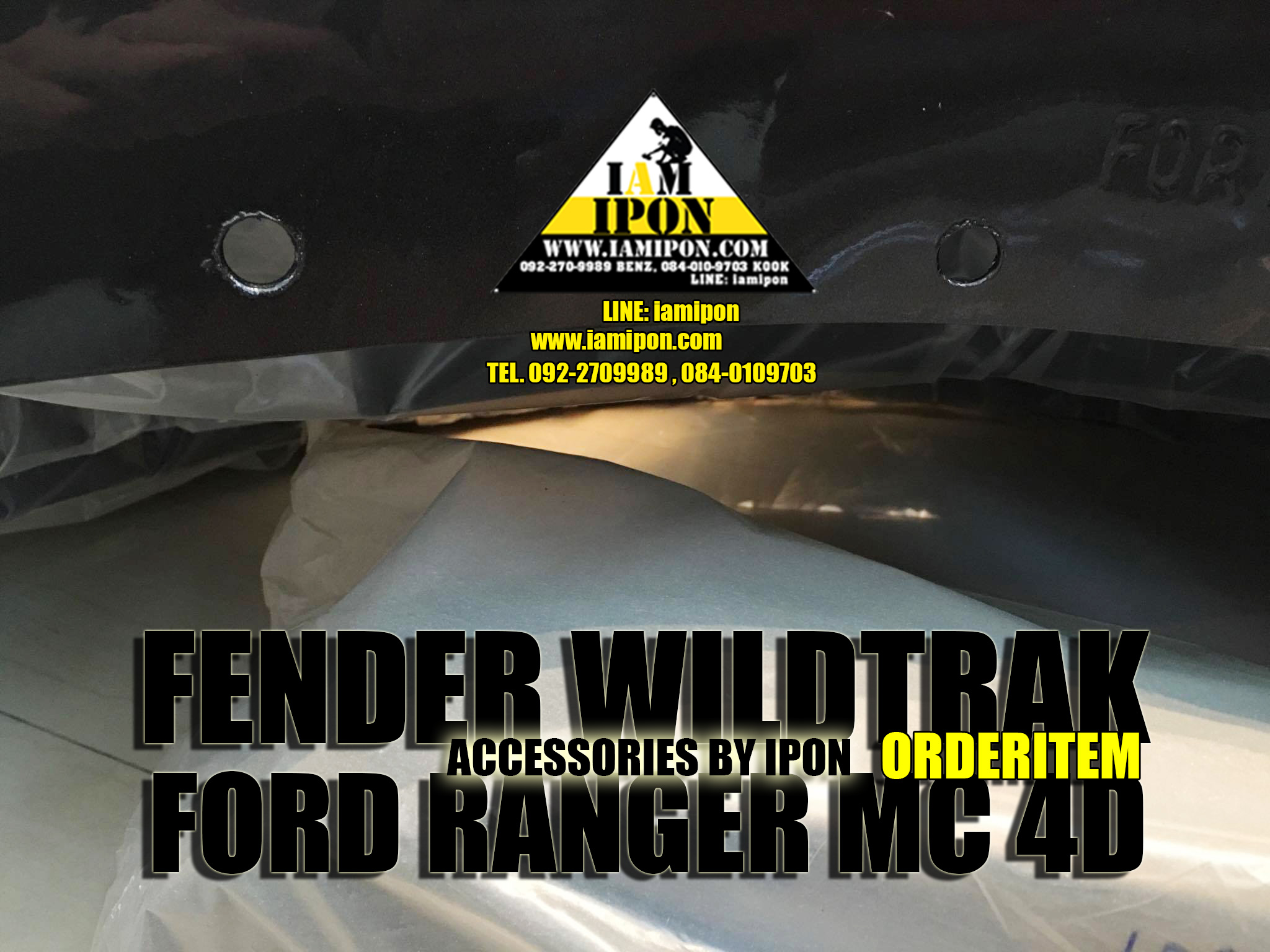 FENDER 6 " FORD RANGER MC WILDTRAK คิ้วล้อ 6 " ไวล์ดแทรกฟอร์ดเรนเจอร์ MC