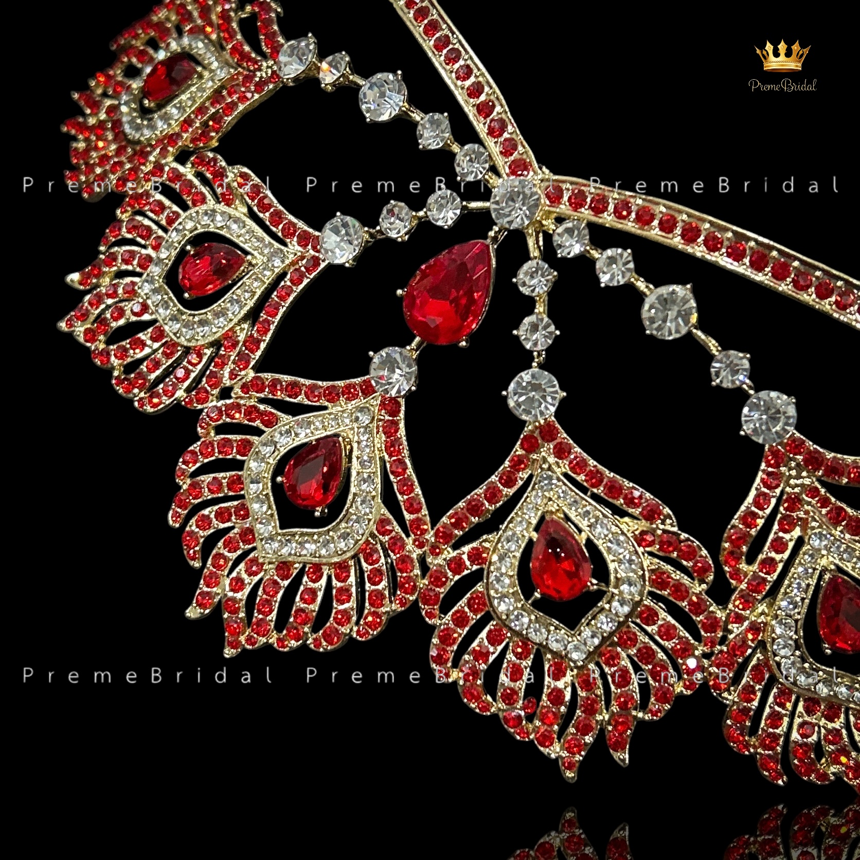 (พร้อมส่ง) เทียร่า 445 มงกุฎครึ่งหัว รูปขนนกฟีนิกซ์ สวย ปราณีต QCเพชรทุกเม็ด สินค้าพร้อมส่งจากไทย