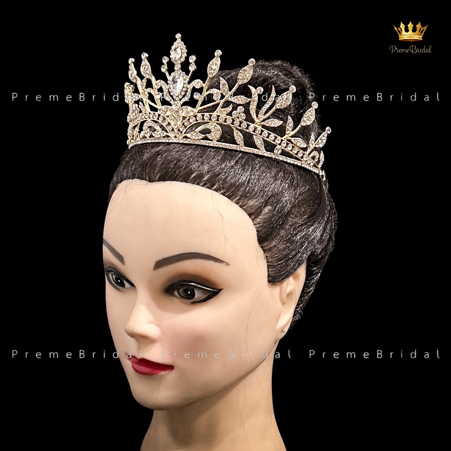 (พร้อมส่ง) เทียร่า 441 มงกุฎครึ่งหัว งานเจ้าสาว งานประกวด สวย ปราณีต QCเพชรทุกเม็ด สินค้าพร้อมส่งจากไทย