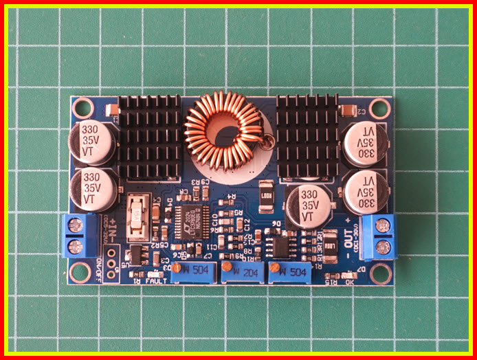 1x LTC3780 สเตปอัพ สเตปดาวน์ 5-32V เป็น 1-30V 10A