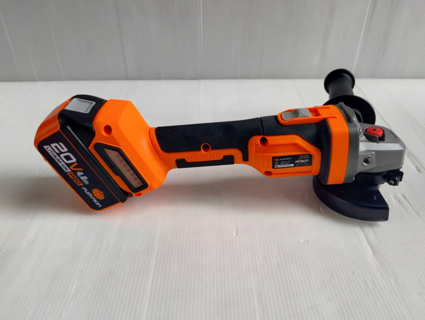 เครื่องเจียร4" INF-4AGB-401K PUMPKIN #50381 มอเตอร์ไร้แปรงถ่าน