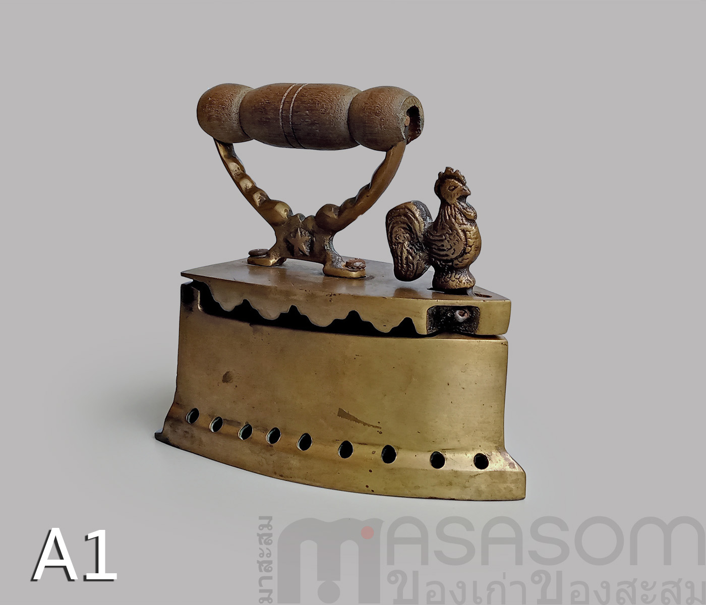 เตารีดหัวไก่ทองเหลือง A1