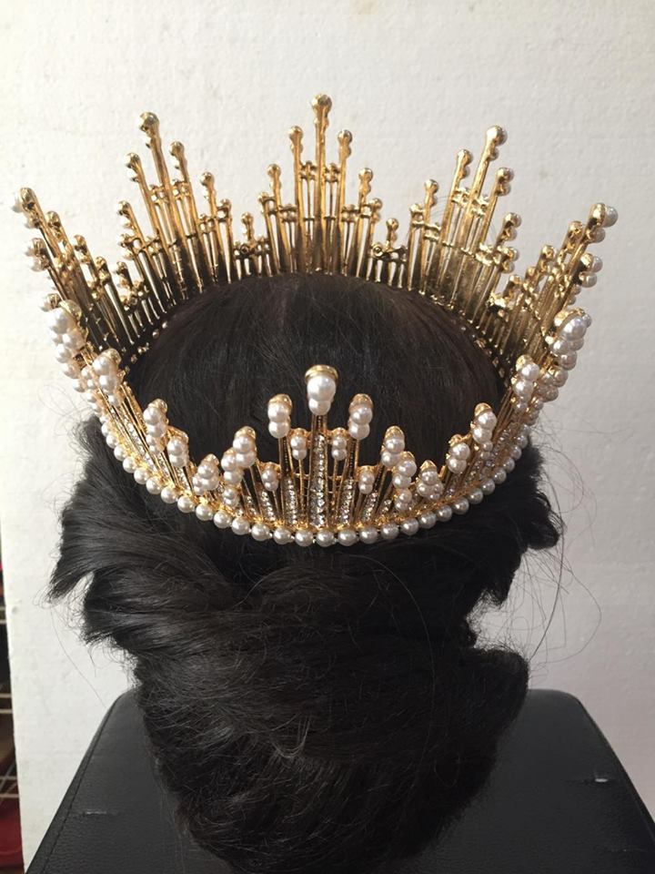 (พร้อมส่ง) มงกุฎ 037 มงกุฎนางงาม มงกุฎประกวด งานสวย งานคุณภาพ