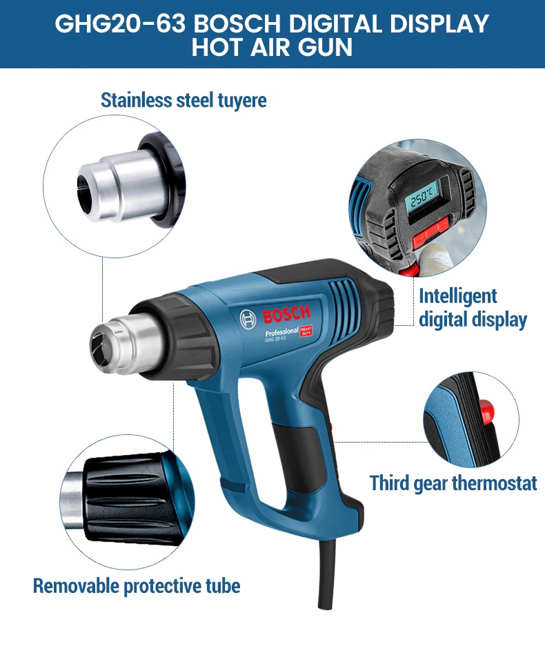 เครื่องเป่าลมร้อน GHG20-63 Kit BOSCH
