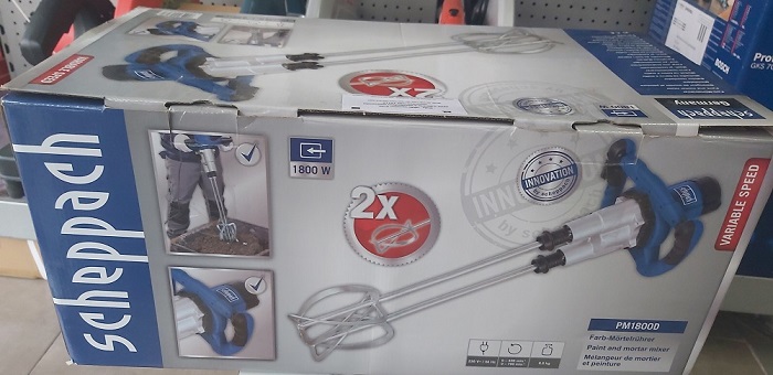 เครื่องปั่นผสมปูนซีเมนต์ PM1800D SCHEPPACH