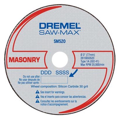 ใบเครื่องตัดอเนกประสงค์ DREMEL รุ่น DSM520C-RW (แพคละ 3ใบ) 2615S520NC