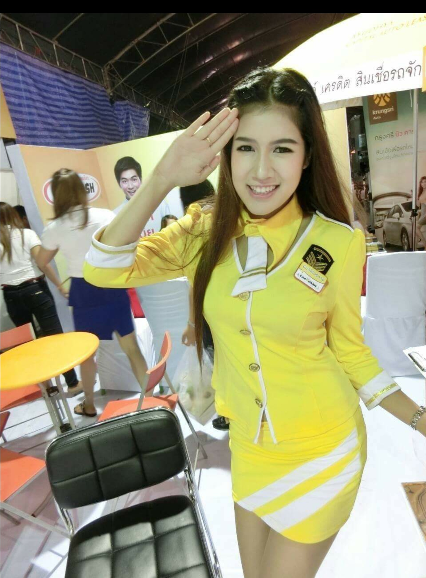 ชุดแอร์โฮสเตรสสีม่วง / ชุดอาชีพในฝัน