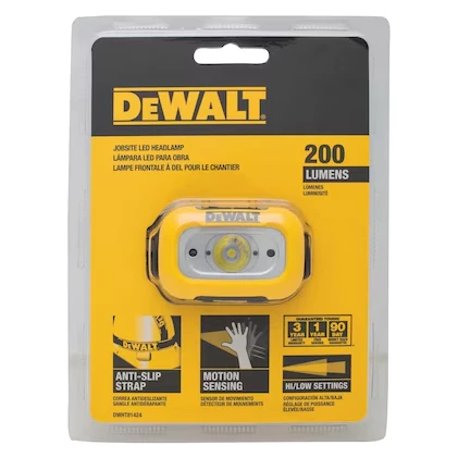 DEWALT ไฟฉายคาดหัวLED 200 Lumen DWHT81424
