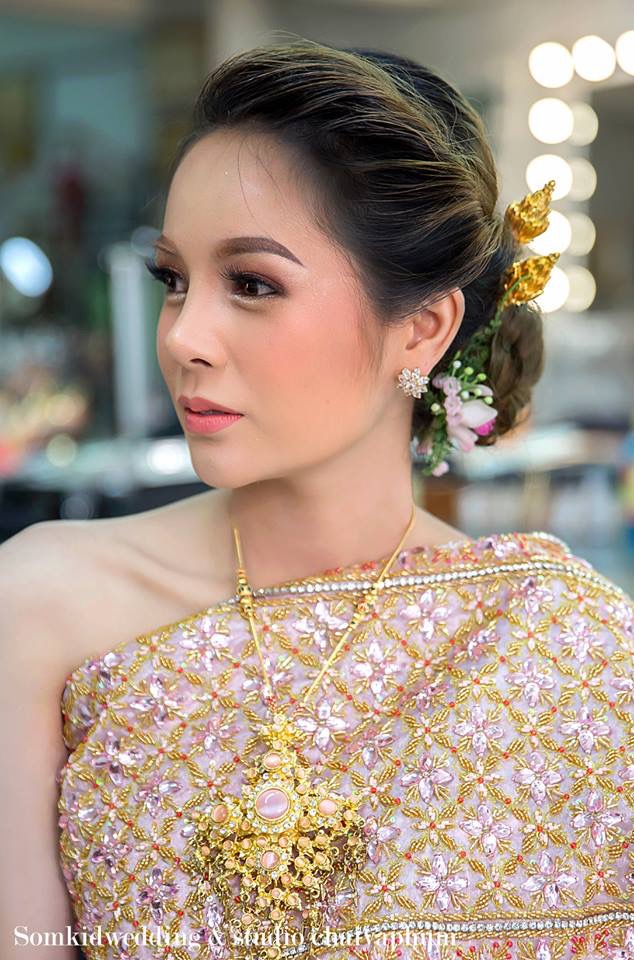 (พร้อมส่ง) ปิ่นทองปักผม 011