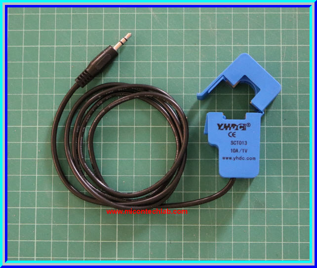 1x SCT-013-010 Current Transformer CT 0-10A to 0-1V Split Core Current Transformer