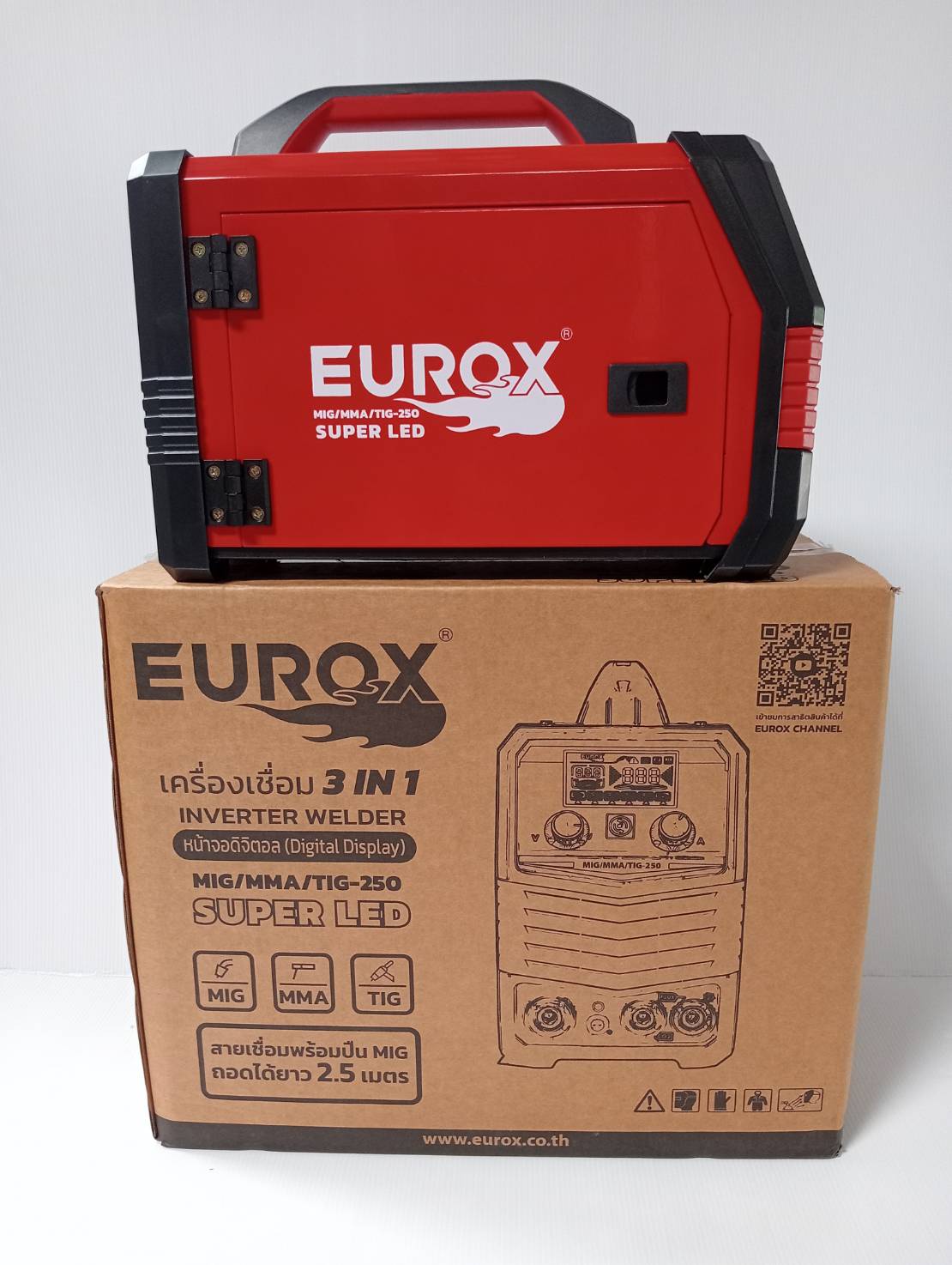 ตู้เชื่อม3ระบบ MIG/MMA/TIG-250 EUROX