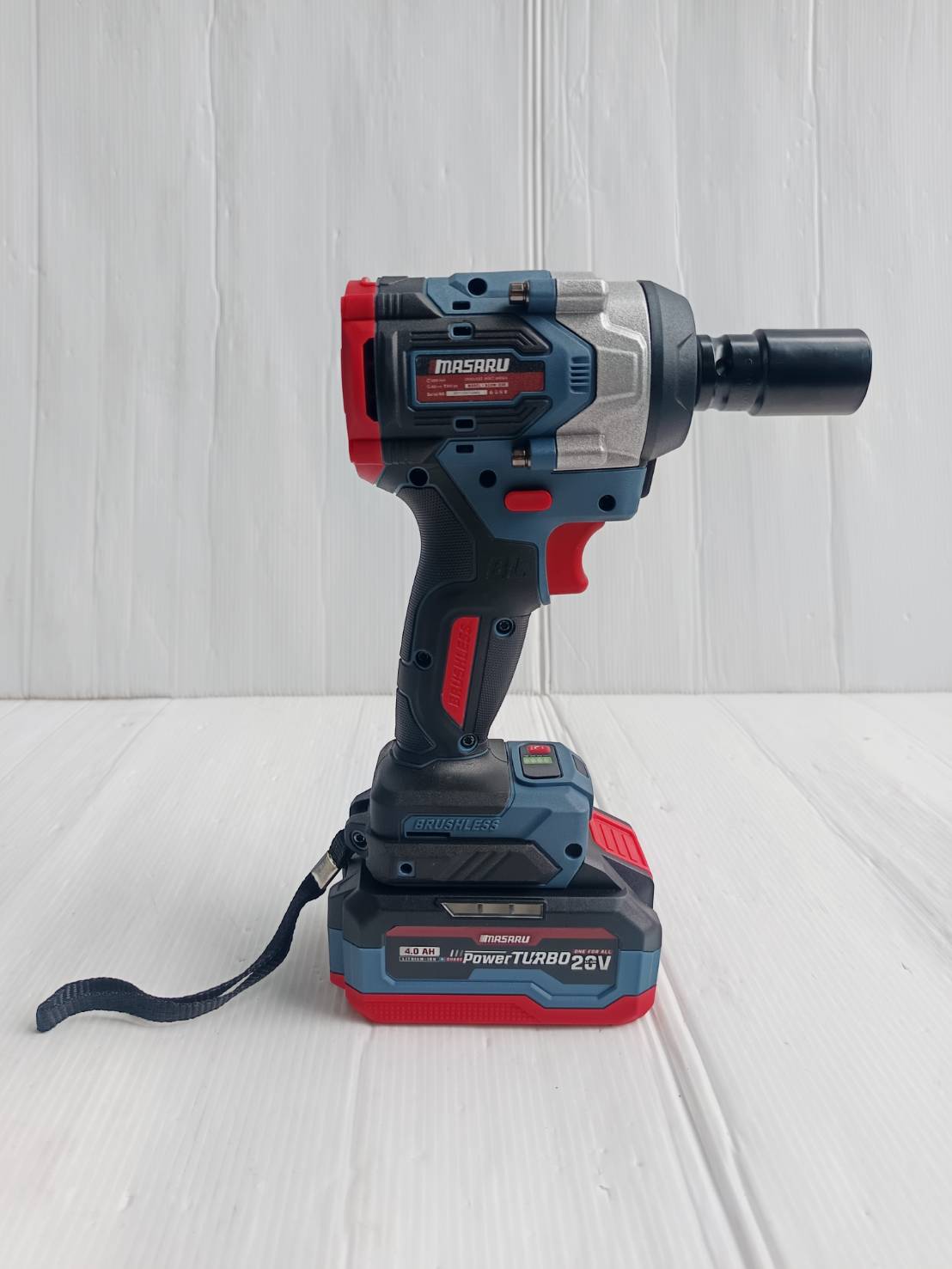 MASARU บล็อกไฟฟ้า รุ่น SCDW-230 แรงบิด 800 N.m 4 หุน แบตเตอรี่ลิเธียม ประกันสินค้า 1 ปี