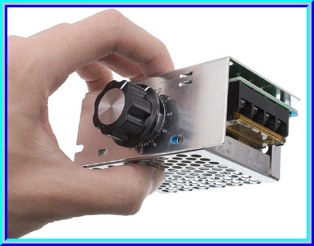 1x ดิมเมอร์ หรี่ไฟ เรกูเลเตอร์ ปรับแรงดันไฟ AC 220V 4000W