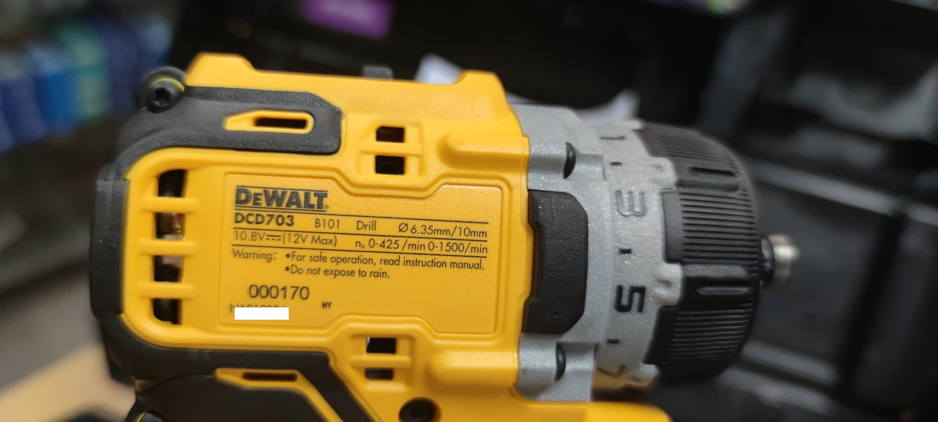 สว่านไร้สาย12V เปลี่ยนหัวได้5in1 DCD703D2 DEWALT