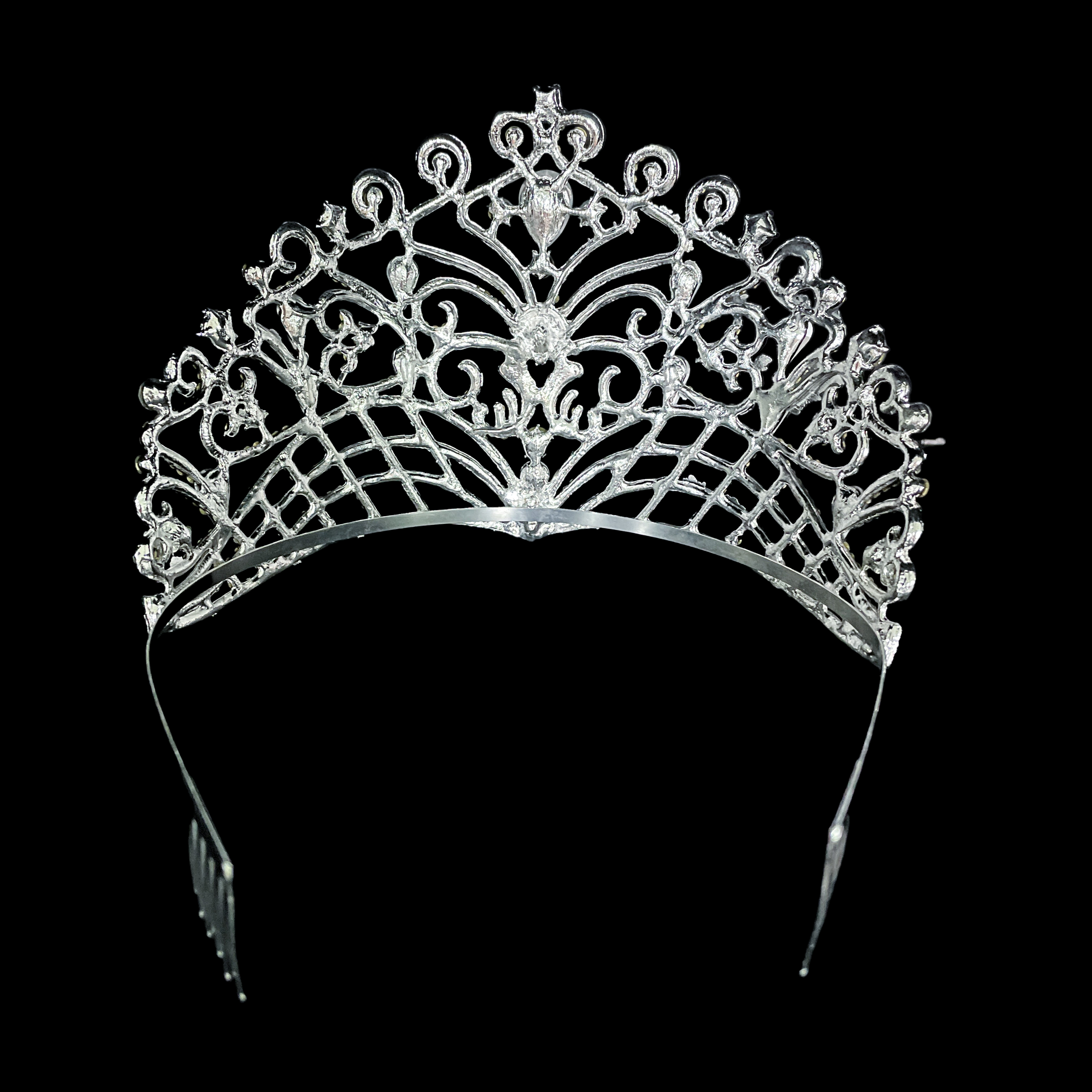 (พร้อมส่ง) เทียร่า 377 งานสวย ปราณีต QCเพชรทุกเม็ด สินค้าพร้อมส่งจากไทย