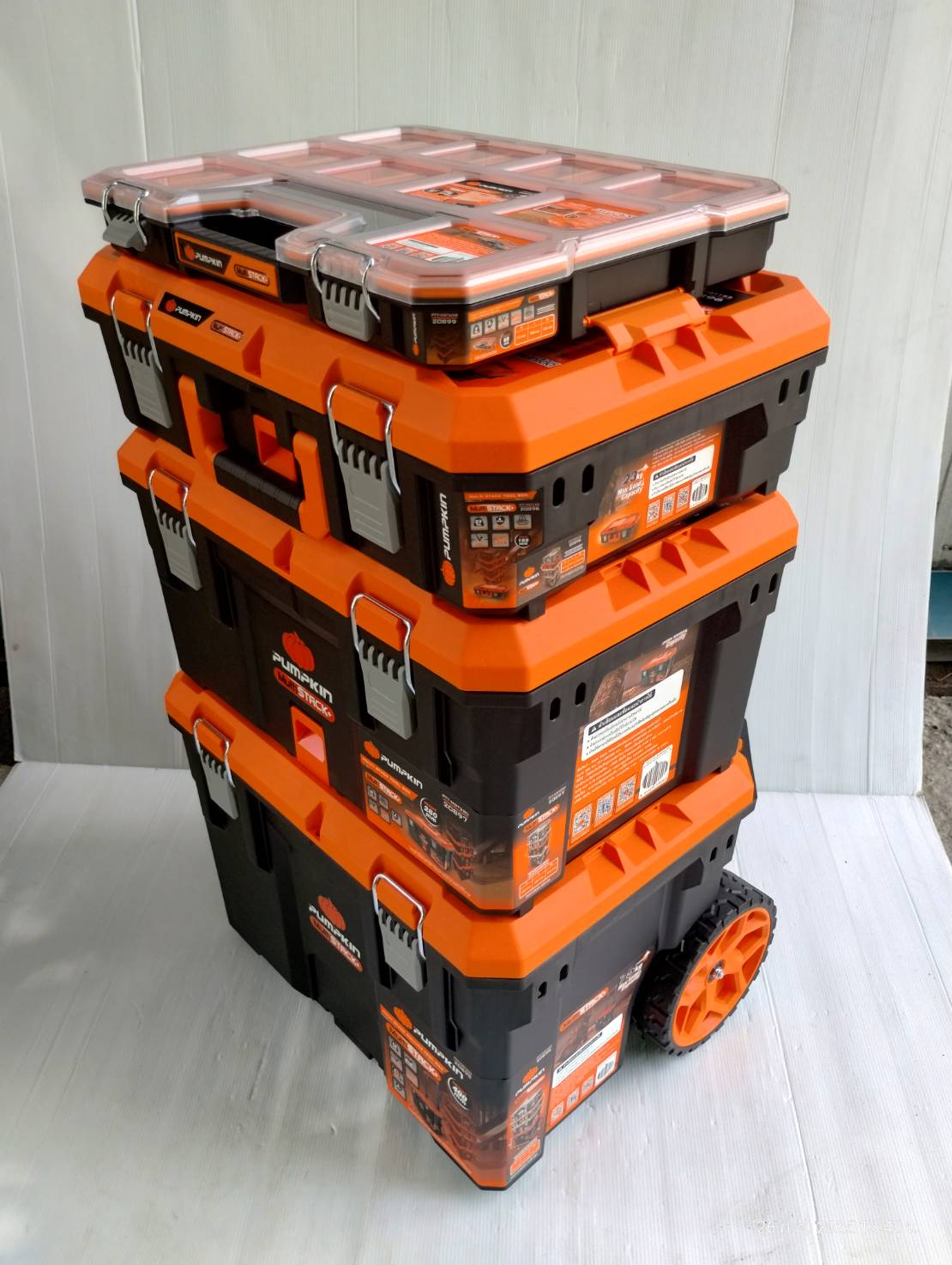 ชุดกล่องเครื่องมือ 5ชิ้น MultiSTACK+ PTT-MST5 PUMPKIN 20908