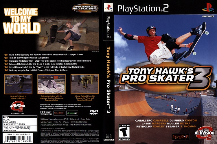 TONY HAWK'S PRO SKATER 3 [US : DVD5 1 Disc]