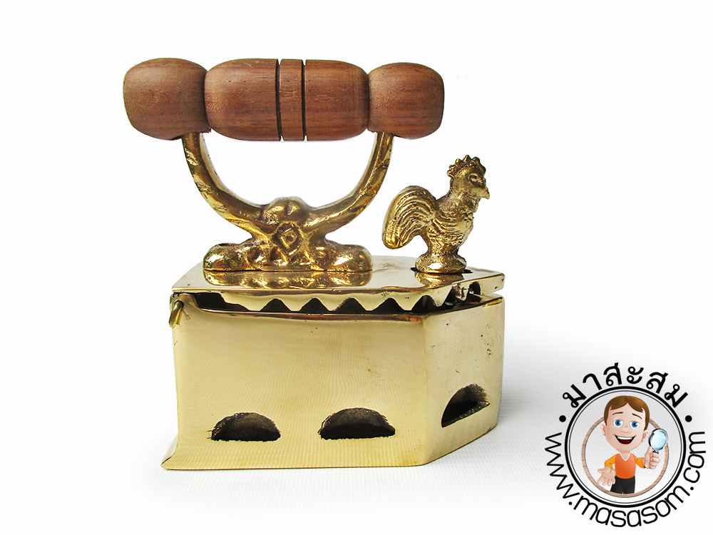 เตารีดทองเหลืองหัวไก่ขนาดเล็ก