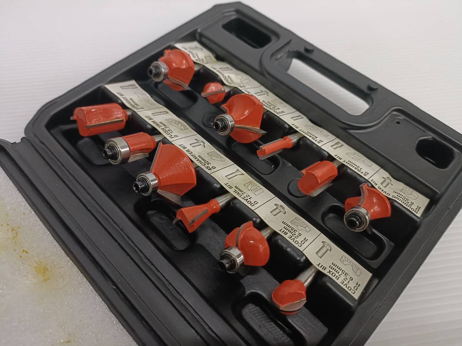 ชุดดอกทริมเมอร์1/4 12ตัวชุด 613212 HARDEN